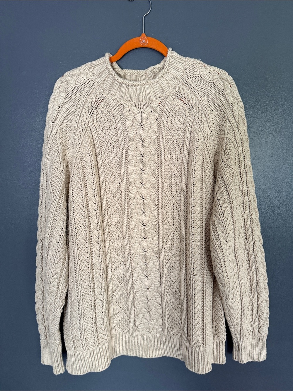 Polo by Ralph Lauren Cream Cable Knit Sweater